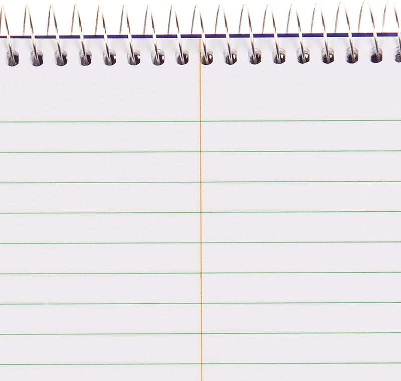 BLUE LINE high-capacity steno pad, medium/college rule, blue cover, 180 white 6 x 9 sheets - Image 3